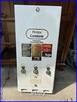 Vintage 1970 Condom Vending Machine Previously Refurbished