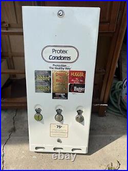 Vintage 1970 Condom Vending Machine Previously Refurbished