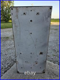 Vintage 1970's 3 Row Condom Vending Machine Dispenser Novelty Man Cave Black