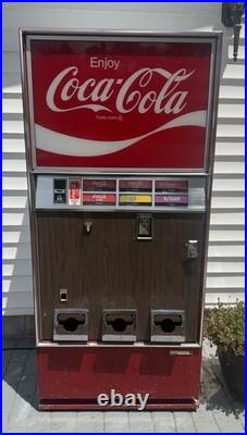 Vintage 1970's Cavalier Coca-Cola Machine Early Can Machine