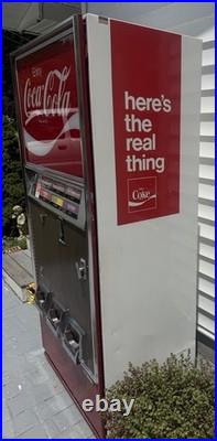 Vintage 1970's Cavalier Coca-Cola Machine Early Can Machine