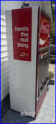 Vintage 1970's Cavalier Coca-Cola Machine Early Can Machine