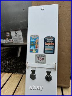 Vintage 1970's Era 2 Row Condom Dispenser Machine 32.5