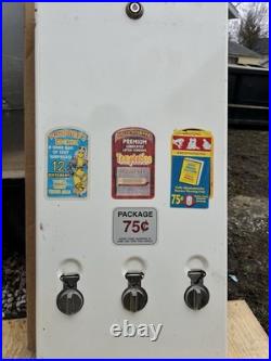 Vintage 1970's Era 2 Row Condom Dispenser Machine 32.5