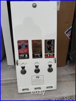 Vintage 1970's Era 3 Row Condom Dispenser Machine 32.5