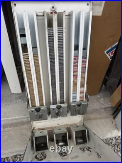 Vintage 1970's Era 3 Row Condom Dispenser Machine 32.5