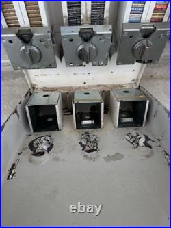 Vintage 1970's Era 3 Row Condom Dispenser Machine 32.5