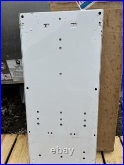 Vintage 1970's Era 3 Row Condom Dispenser Machine 32.5 White Front Advertising