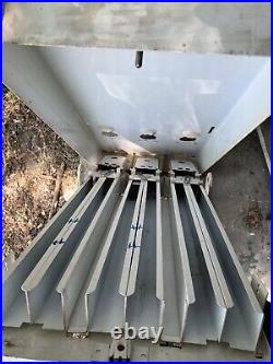 Vintage 1970's Era 3 Row Condom Dispenser Machine 32.5 White Front Advertising