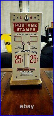 Vintage 1970's U. S. Postage Stamp Vending Machine Near Mint Condition With Key