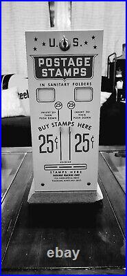 Vintage 1970's U. S. Postage Stamp Vending Machine Near Mint Condition With Key