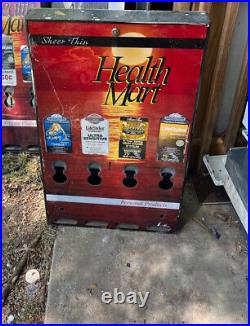 Vintage 1970s 4 Condom Dispenser Machine Novelty Vending 33 Tall