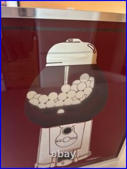 Vintage 1974 Gumball Machine Picture Signed By Artist Very Rare