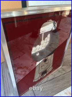 Vintage 1974 Gumball Machine Picture Signed By Artist Very Rare