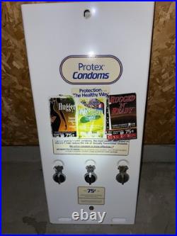 Vintage 1980 Condom / Novelty Vending Machine