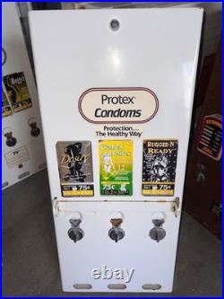 Vintage 1980 Condom Vending Machine Original Previously Refurbished Vintage 1980 Condom Vending Machine Original Previously Refurbished