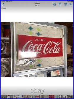 Vintage 1980's Coca Cola Vending Machine Coke for Parts Or Rebuild. See Photos