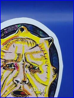 Vintage 1980's HORROR MOVIE Prismatic VENDING MACHINE STICKER