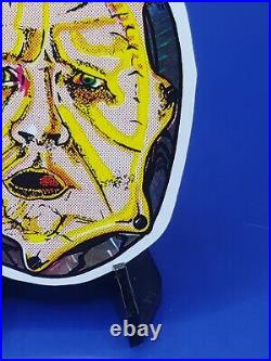 Vintage 1980's HORROR MOVIE Prismatic VENDING MACHINE STICKER