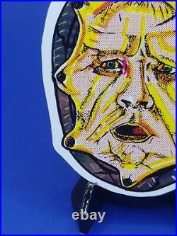 Vintage 1980's HORROR MOVIE Prismatic VENDING MACHINE STICKER