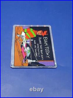 Vintage 1980's HORROR MOVIE Prismatic VENDING MACHINE STICKER. Freddy Krueger