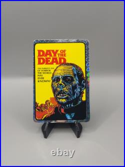 Vintage 1980's Horror Movie Vending Machine Prism Sticker, Day Of The Dead
