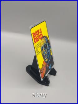 Vintage 1980's Horror Movie Vending Machine Prism Sticker, Day Of The Dead