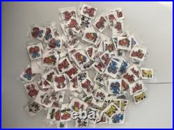 Vintage 1980s 3D Googly Eyed Puffy Stickers Vending Machine Lot Of 130