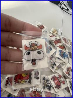 Vintage 1980s 3D Googly Eyed Puffy Stickers Vending Machine Lot Of 130