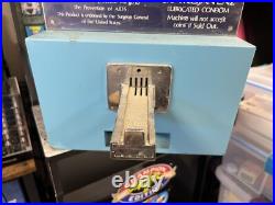 Vintage 1980s Trojan ENZ Condom Vending Machine Old Rusty Weathered READ
