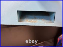 Vintage 1980s Trojan ENZ Condom Vending Machine Old Rusty Weathered READ