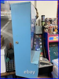 Vintage 1980s Trojan ENZ Condom Vending Machine Old Rusty Weathered READ