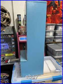 Vintage 1980s Trojan ENZ Condom Vending Machine Old Rusty Weathered READ