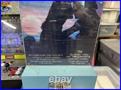 Vintage 1980s Trojan ENZ Condom Vending Machine Old Rusty Weathered READ