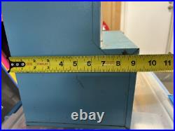 Vintage 1980s Trojan ENZ Condom Vending Machine Old Rusty Weathered READ