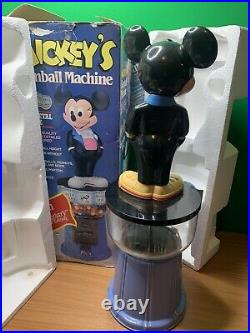 Vintage 1988 Superior Toys Disney Mickey's Gumball Machine 60th Anniversary