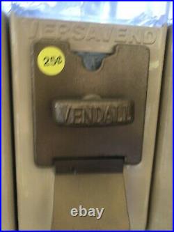 Vintage 1988 Vendall Vendor 4 Slot Gumball Vending Machine with Base + all keys