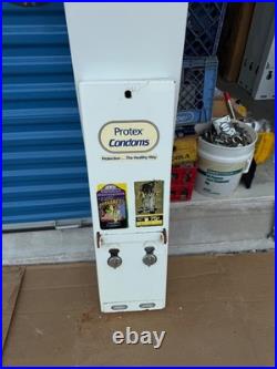 Vintage 1990 Condom Vending Machine Previously Refurbished