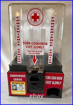 Vintage 1990's Plastic Personnel Products Coin Operated Vending Machine