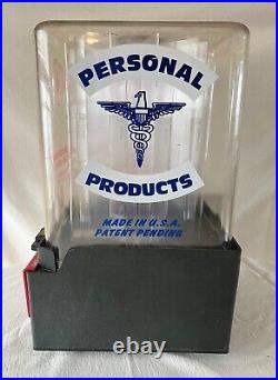 Vintage 1990's Plastic Personnel Products Coin Operated Vending Machine