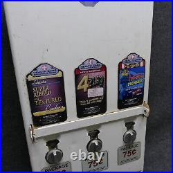 Vintage 1990s Era 3 Row Condom Novelty Dispenser Machine 31 White Advertising