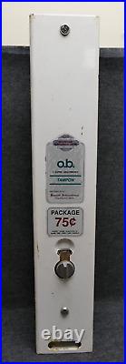 Vintage 1990s Tampon Or Condom Dispenser Machine Novelty Ad Vending 32-1/2