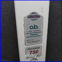 Vintage 1990s Tampon Or Condom Dispenser Machine Novelty Ad Vending 32-1/2