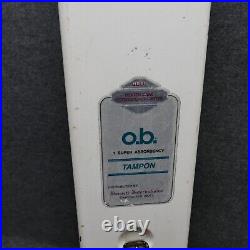Vintage 1990s Tampon Or Condom Dispenser Machine Novelty Ad Vending 32-1/2