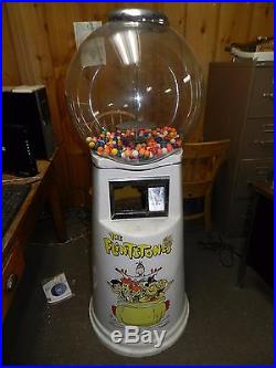 Vintage 1994 The Flintstones Fred Giant Gumball Vending Machine Victor 77 RARE