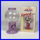 Vintage 1995 Carousel Snack Dispenser Purple Gumball Candy Machine Plastic Rare