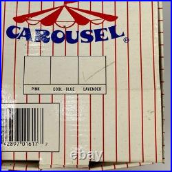 Vintage 1995 Carousel Snack Dispenser Purple Gumball Candy Machine Plastic Rare