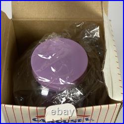 Vintage 1995 Carousel Snack Dispenser Purple Gumball Candy Machine Plastic Rare