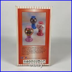 Vintage 1995 Carousel Snack Dispenser Purple Gumball Candy Machine Plastic Rare