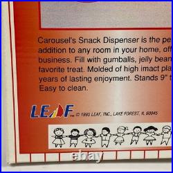 Vintage 1995 Carousel Snack Dispenser Purple Gumball Candy Machine Plastic Rare